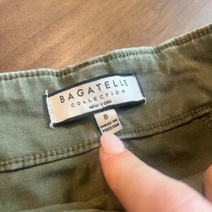 Women's Olive Green Jeans - Size 8
